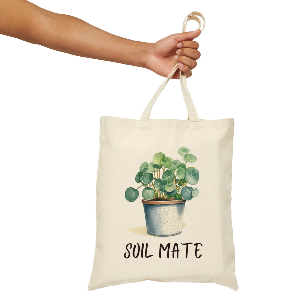 Soil Mate | Cotton Canvas Tote Bag - Dream Maker Pins