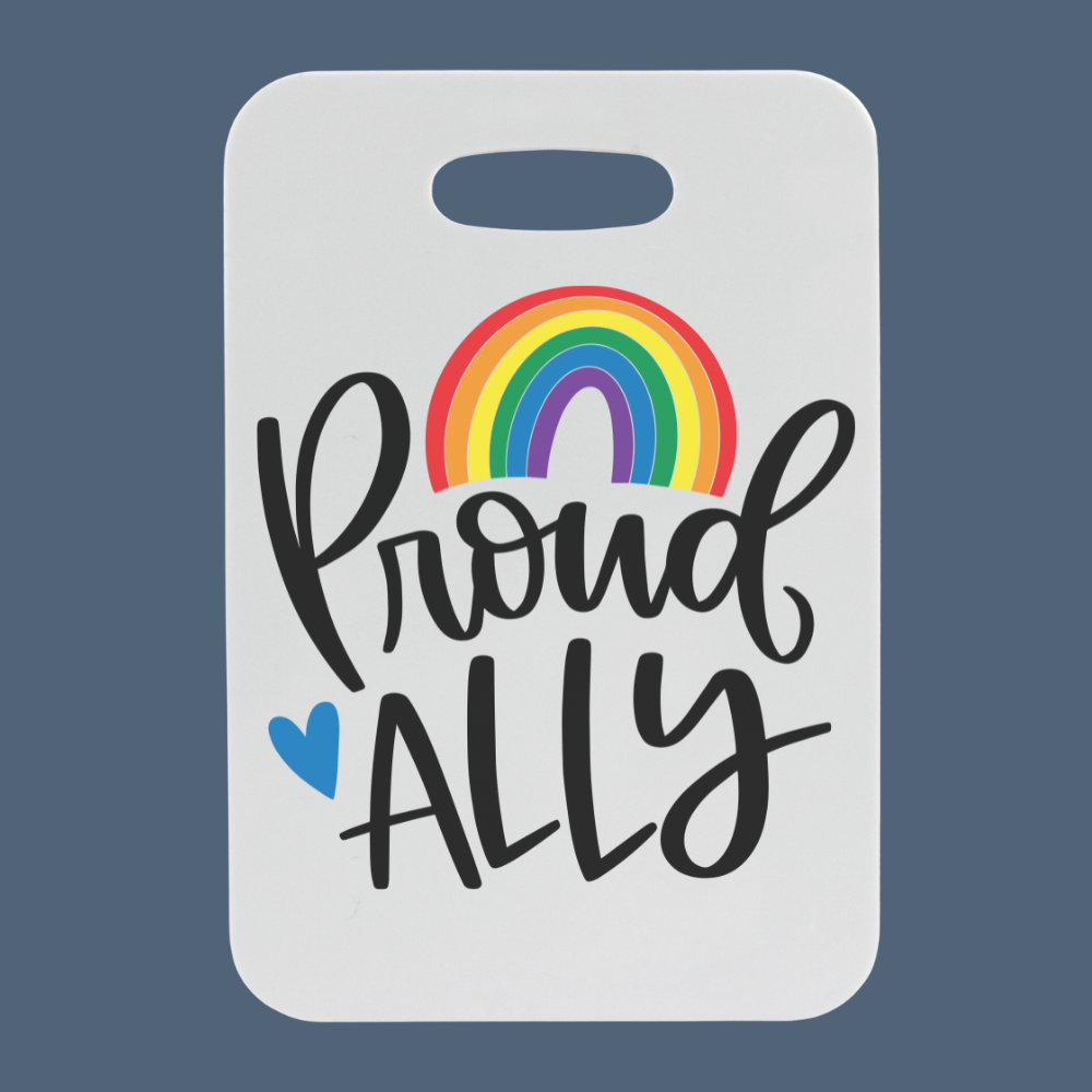 Proud Ally | LGBTQIA Themed Customizable Luggage Tag | Bag Tag - Dream Maker Pins