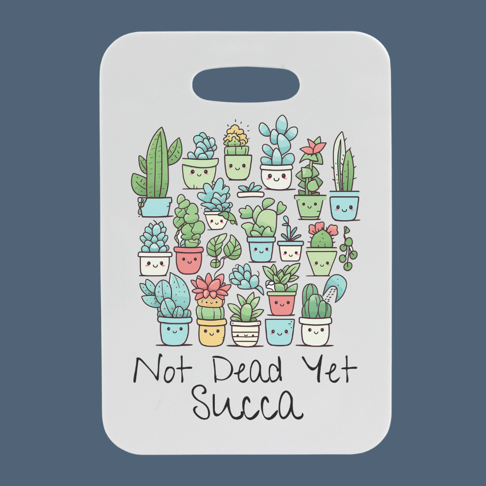 Not Dead Yet, Succa | Succulent Themed Customizable Luggage Tag | Bag Tag - Dream Maker Pins