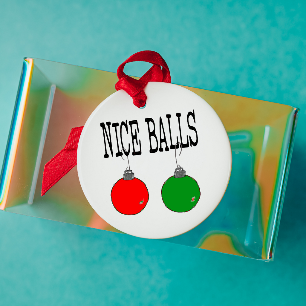 Nice Balls Christmas Ornament - Dream Maker Pins