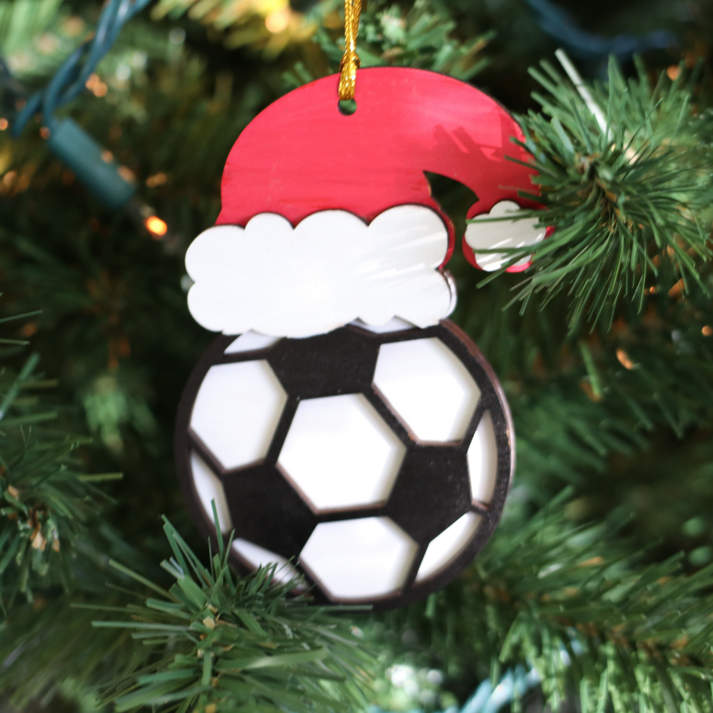 Soccer Ball Christmas Ornament - Dream Maker Pins