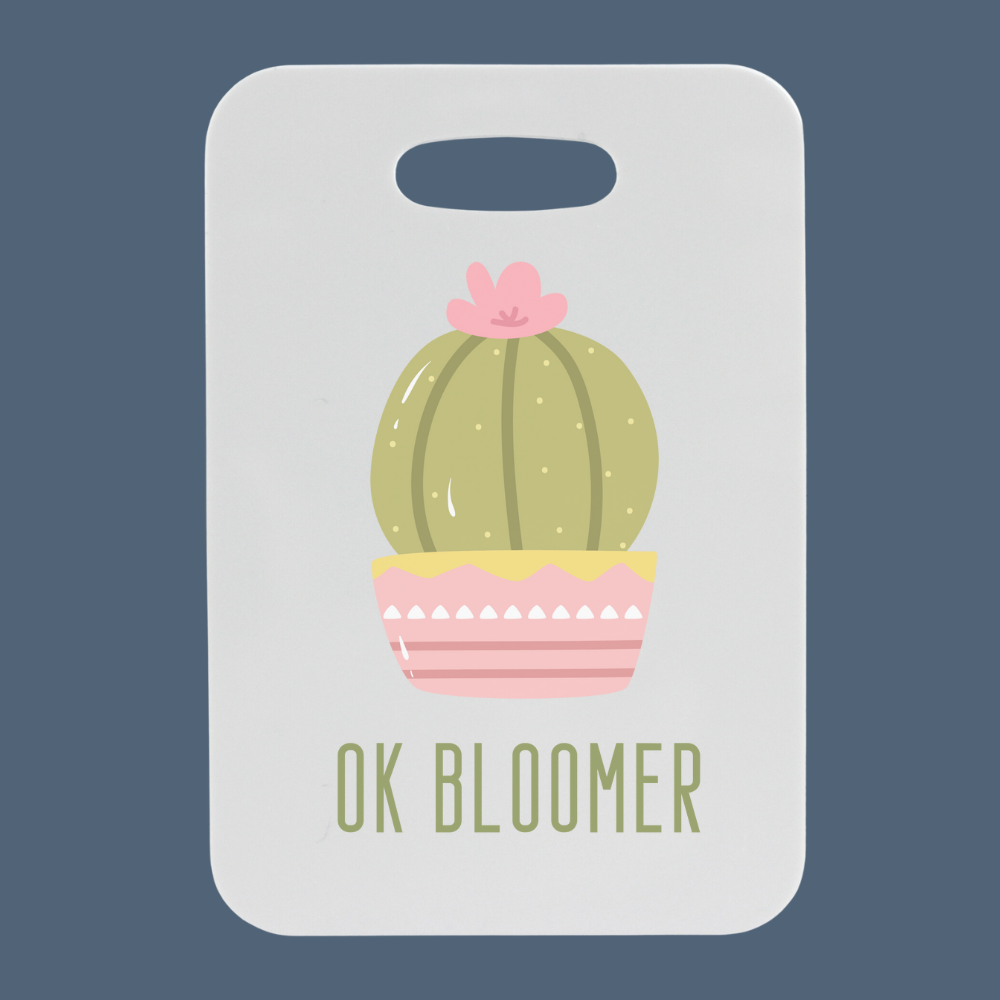 Ok Bloomer | Cactus Themed Customizable Luggage Tag | Bag Tag - Dream Maker Pins