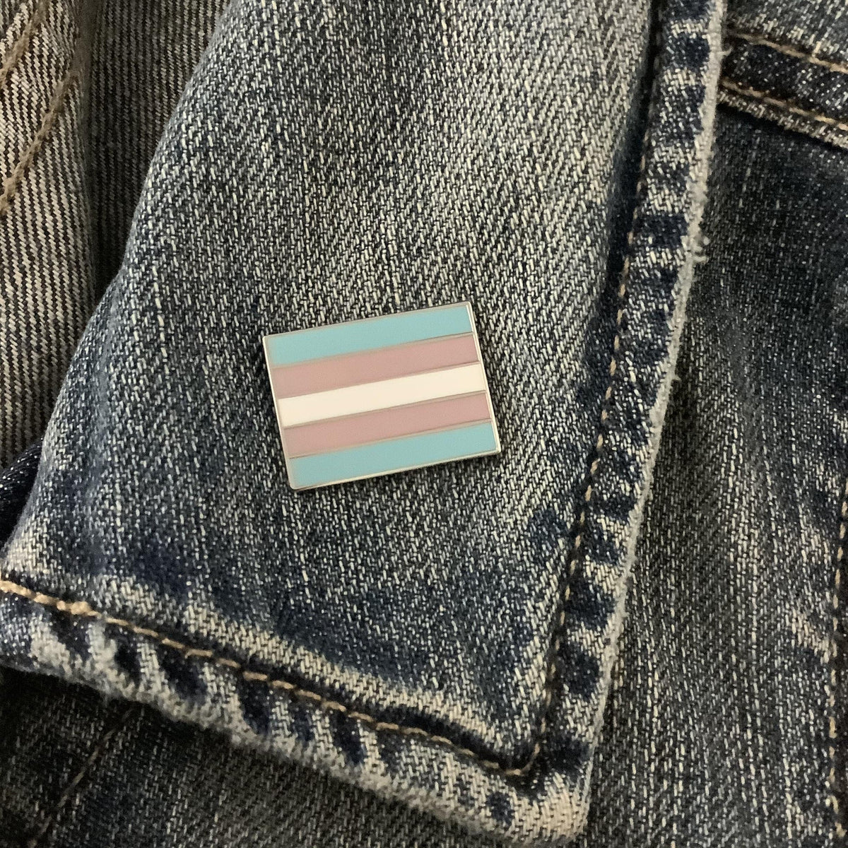 Transgender Pride Flag Enamel Pin – 1-Inch | Dream Maker Pins
