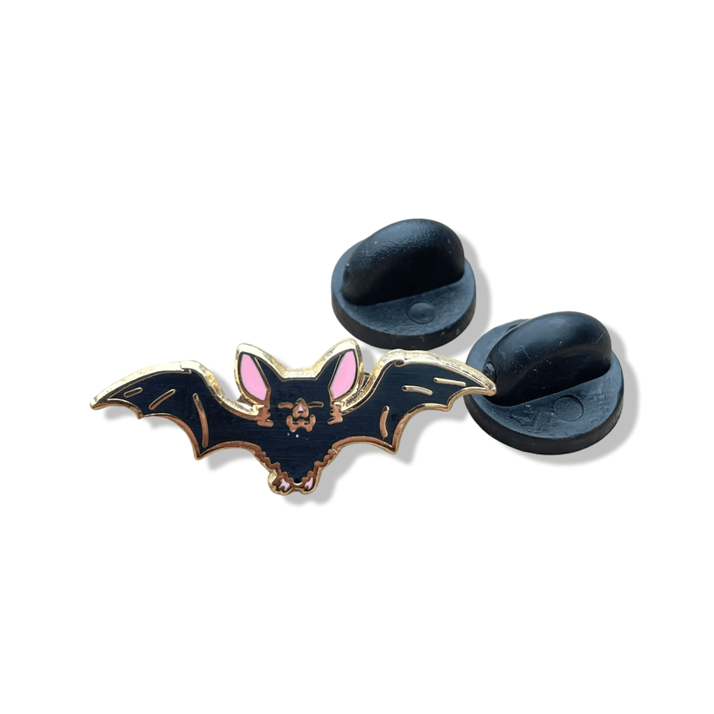 Black Bat Enamel Pin - Dream Maker Pins