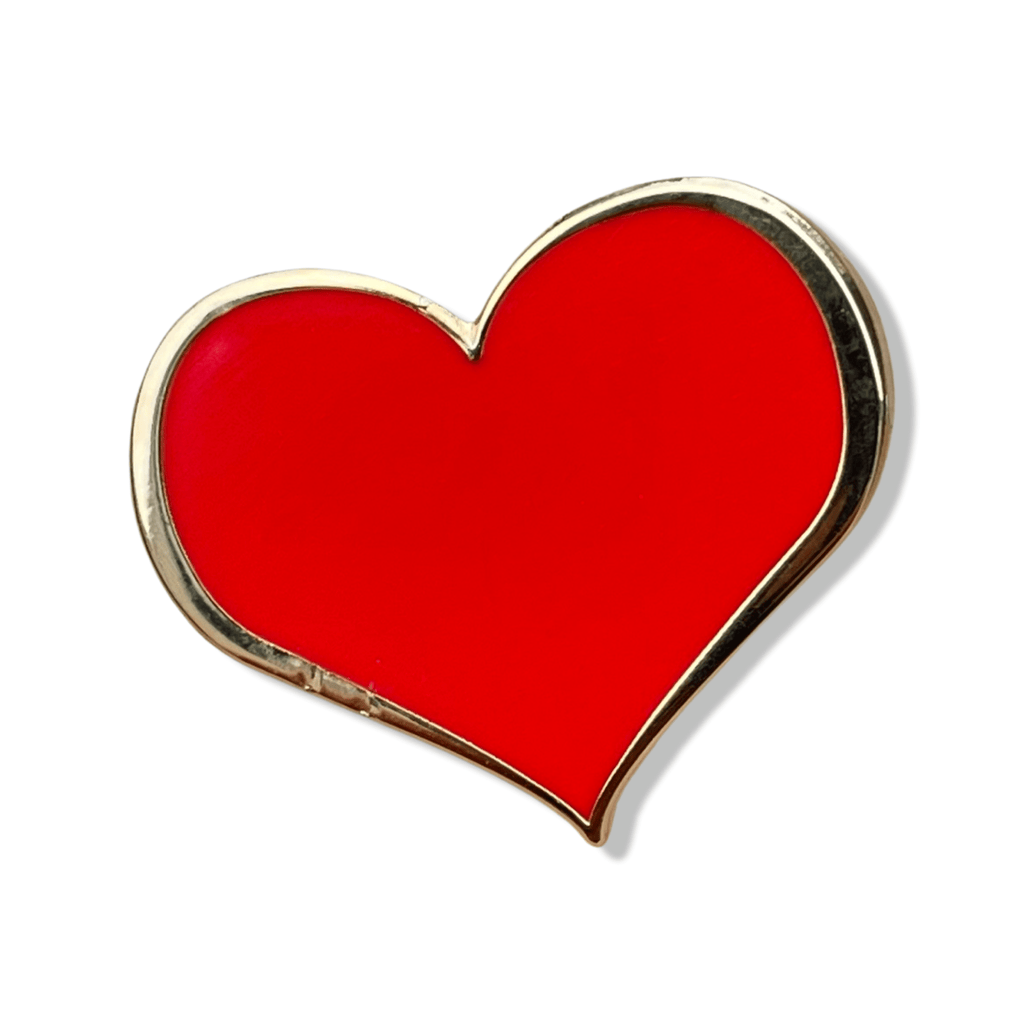 Red Heart Enamel Pin 1 inch - Dream Maker Pins