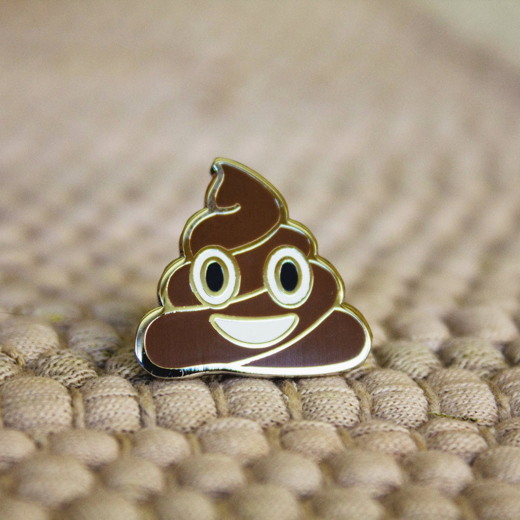 Brown Poop Enamel Pin