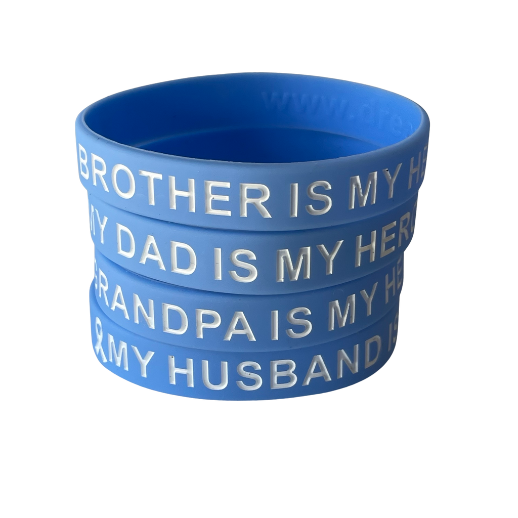 Light Blue - My Loved One is My Hero - honor wristband - Dream Maker Pins