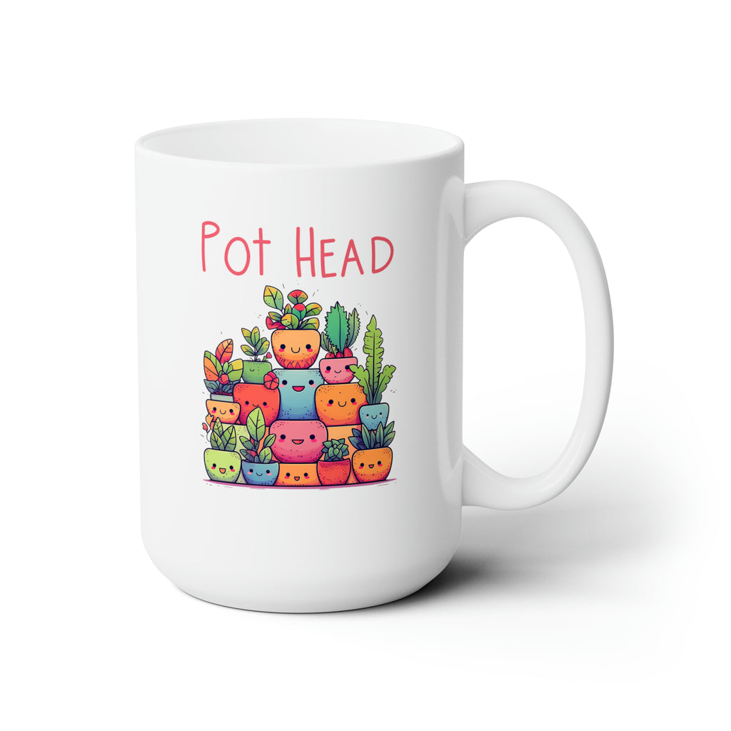 Pot Head | Ceramic Mug 15oz - Dream Maker Pins