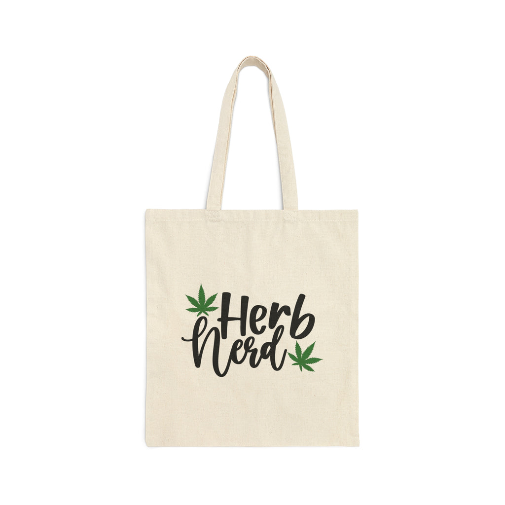 Herb Nerd | Cotton Canvas Tote Bag - Dream Maker Pins