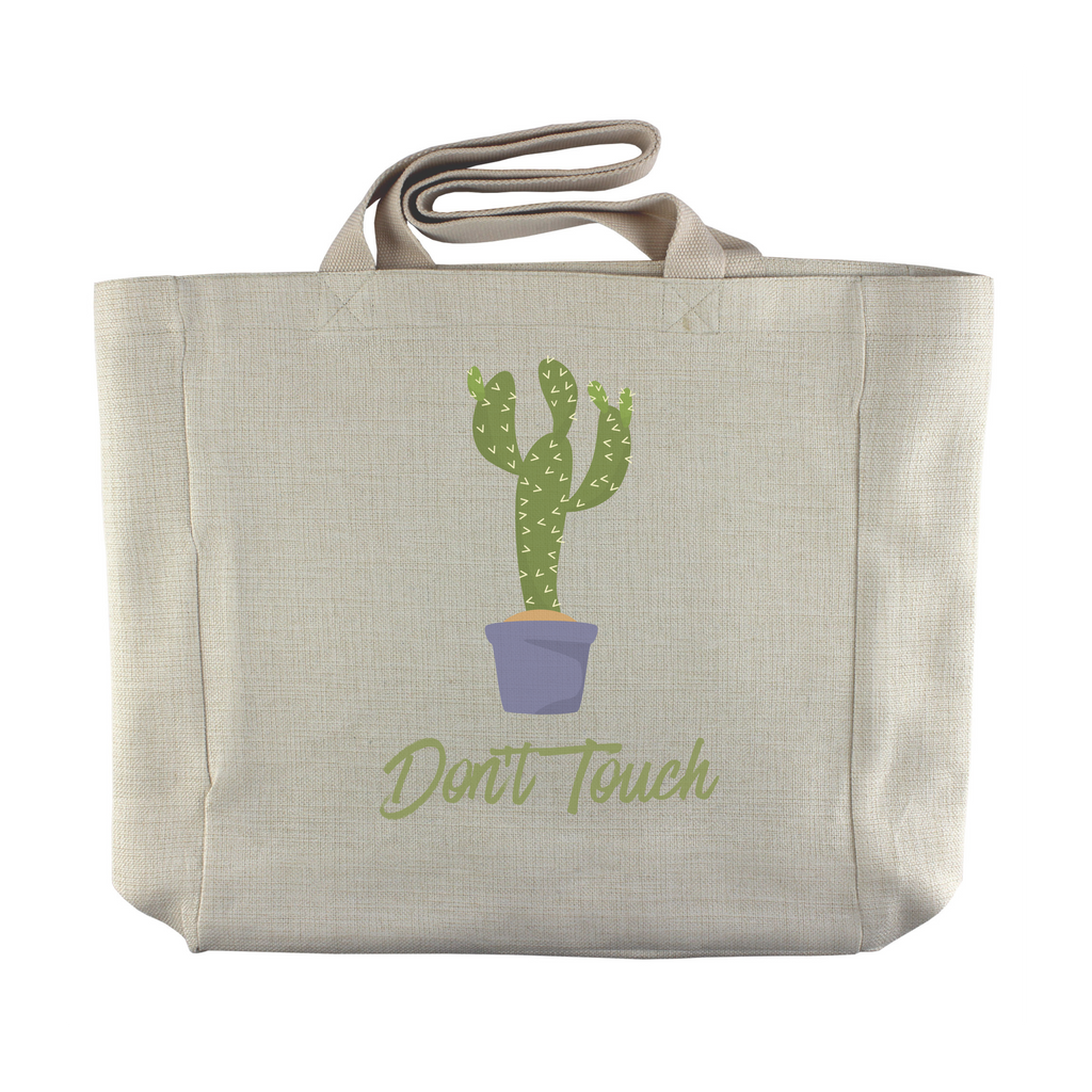 Don't Touch | Reusable Grocery Tote - Dream Maker Pins