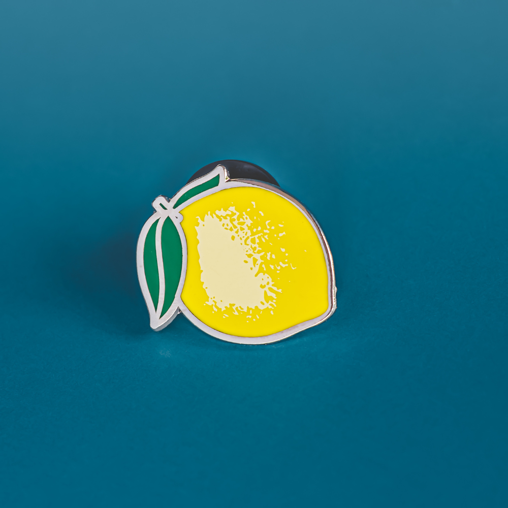 Lemon Enamel Pin - Dream Maker Pins
