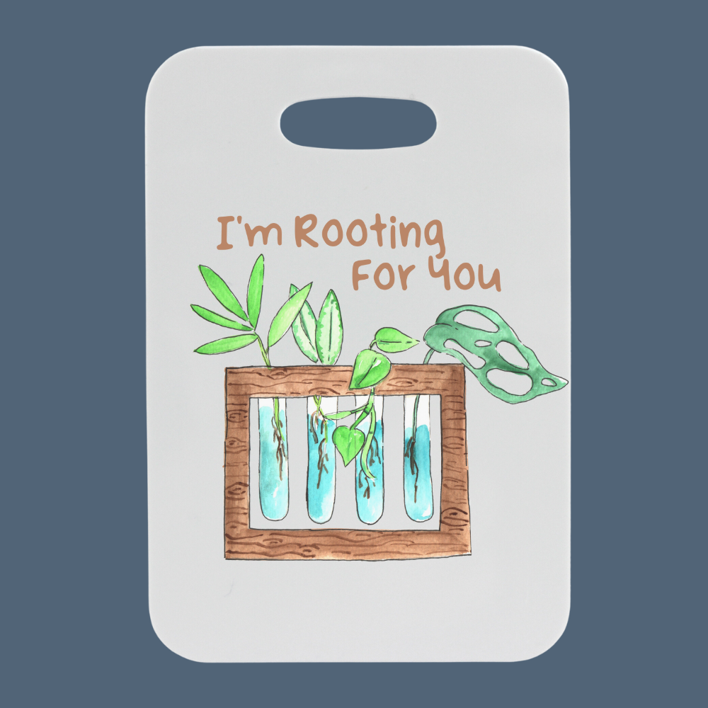 I'm Rooting You On | Houseplant Propagation Themed Customizable Luggage Tag | Bag Tag - Dream Maker Pins
