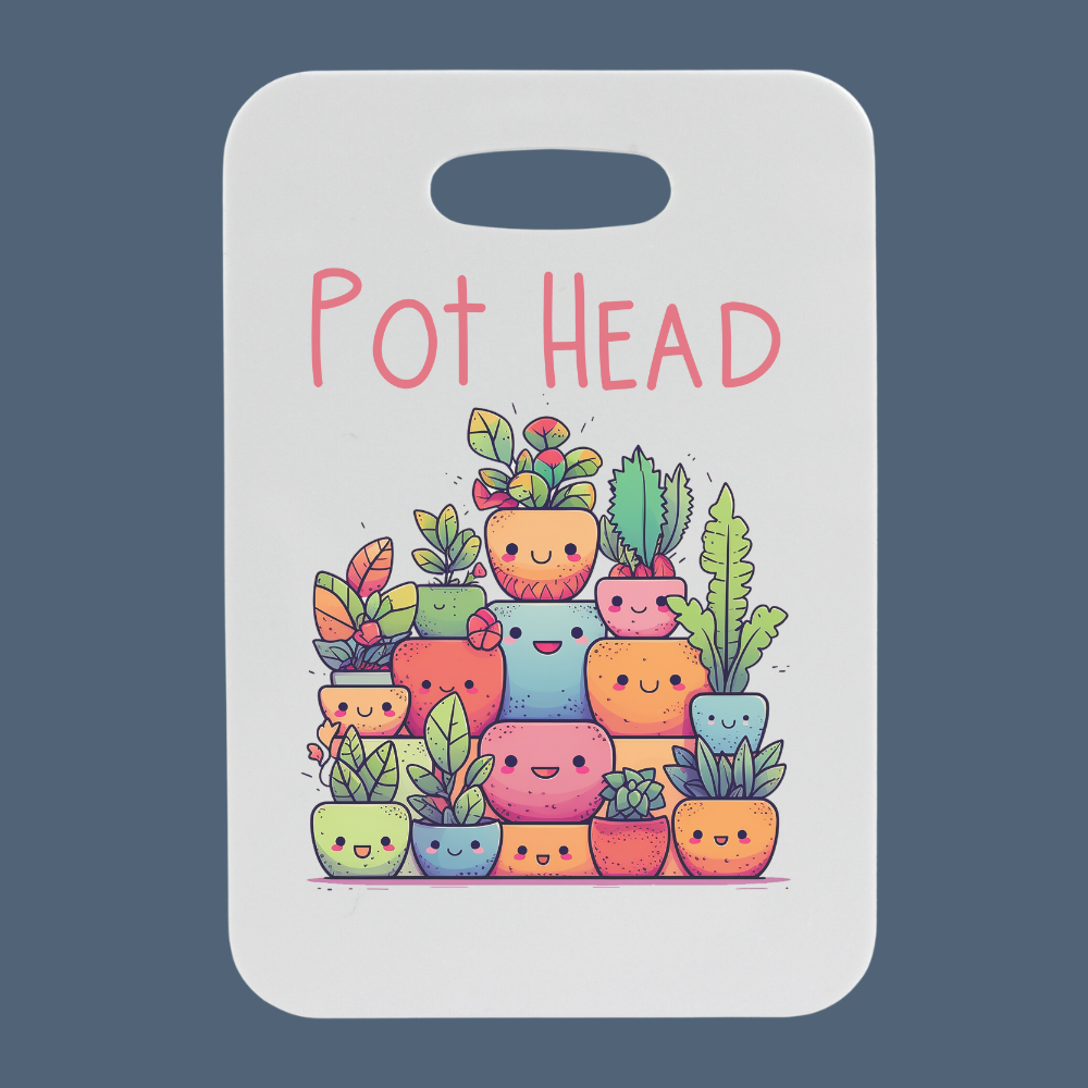 Pot Head | Succulent Themed Customizable Luggage Tag | Bag Tag - Dream Maker Pins