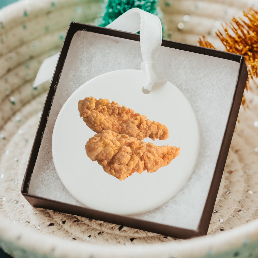 Crispy Chicken Tender Christmas Ornament - Dream Maker Pins
