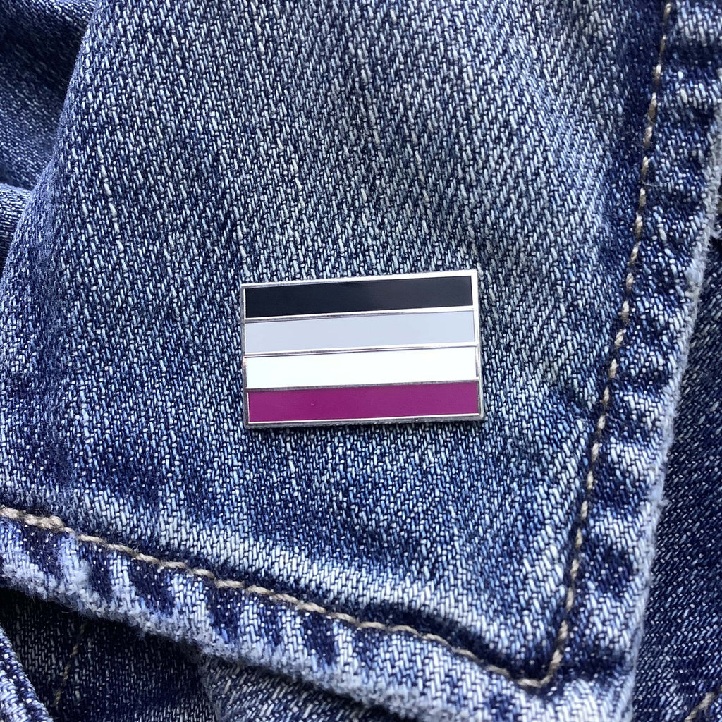 Asexual Pride Flag Enamel Pin - Dream Maker Pins
