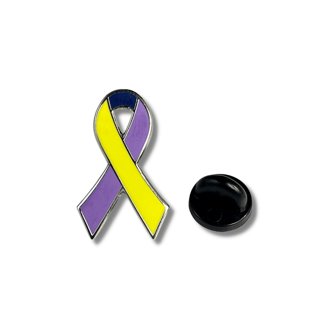 Bladder Cancer Pin Bladder Cancer Awareness - Ribbon for a Cause | Dream Maker Pins