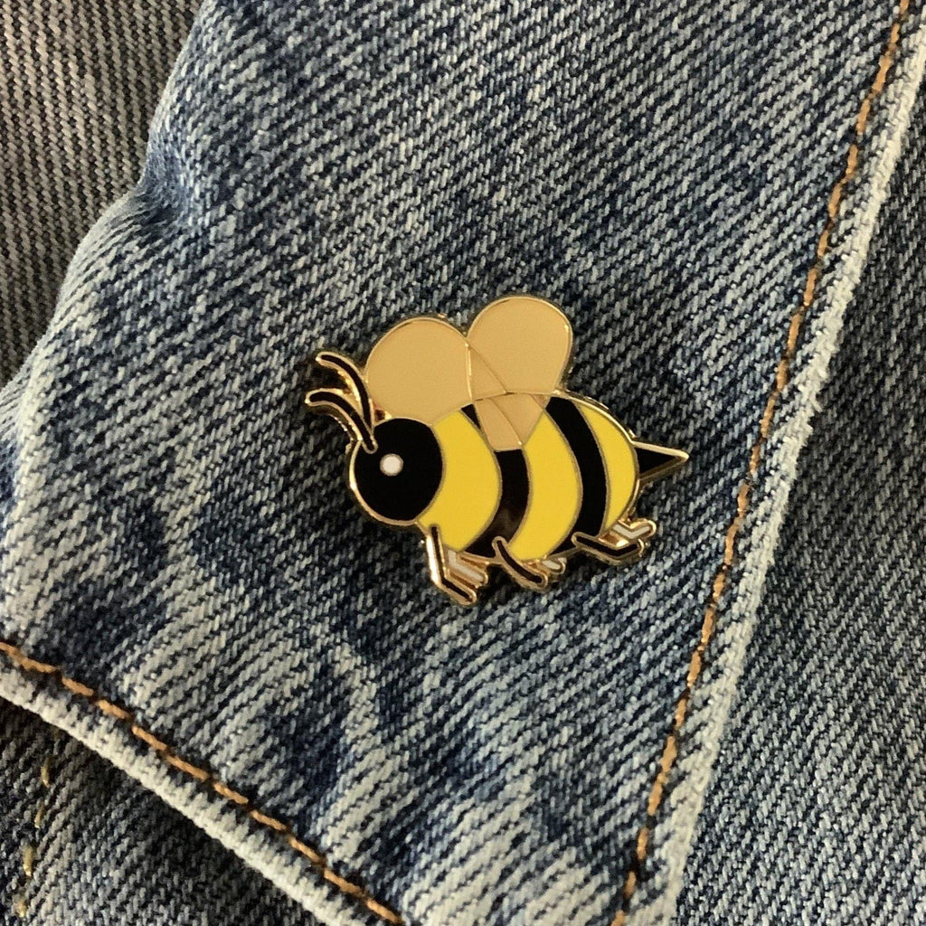 Bumble Bee Enamel Pin - Dream Maker Pins