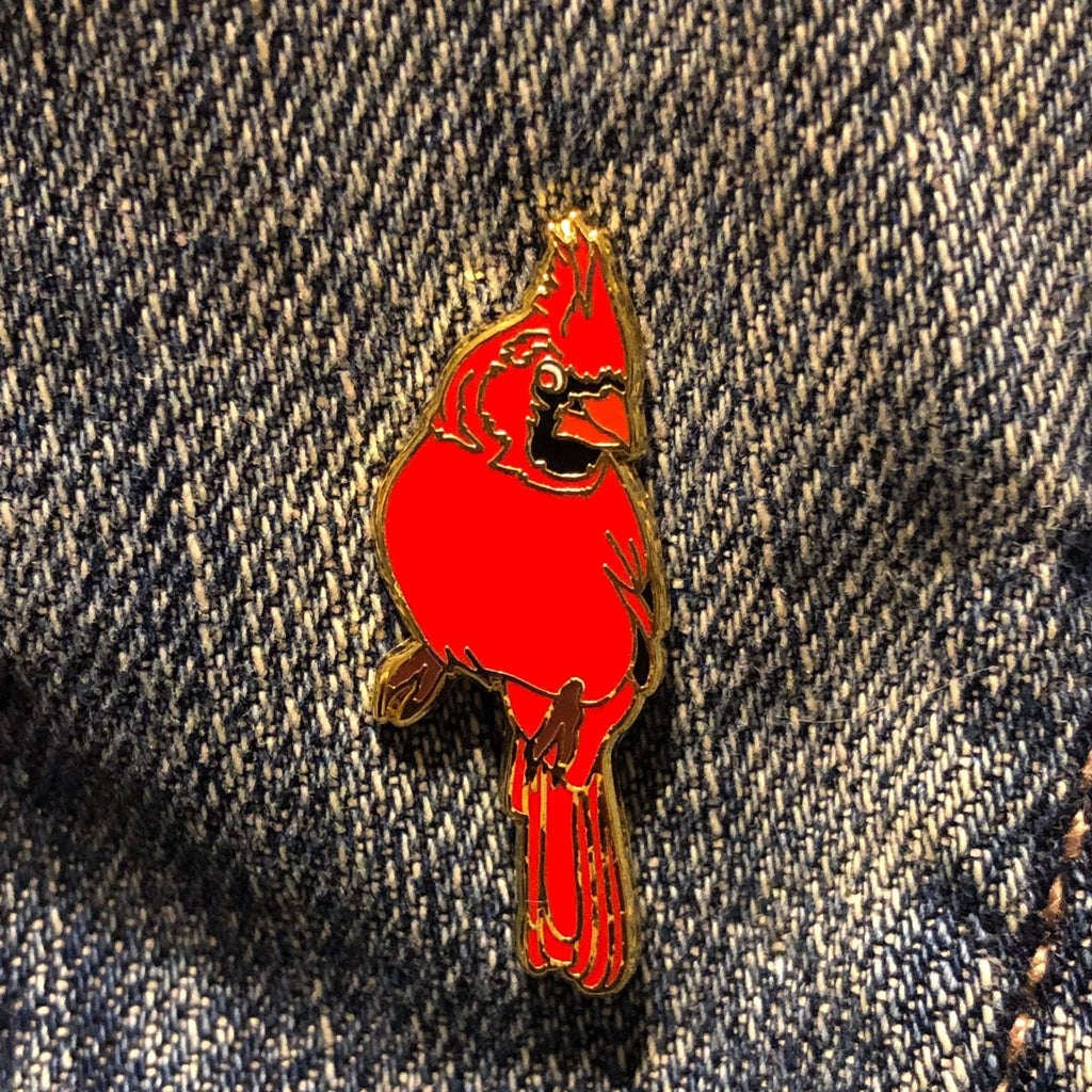 Cardinal Enamel Pin - Dream Maker Pins