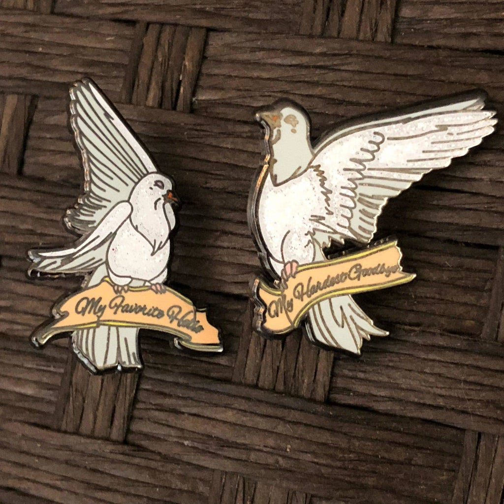 My Favorite Hello, My Hardest Goodbye Birds Enamel Pins - Dream Maker Pins