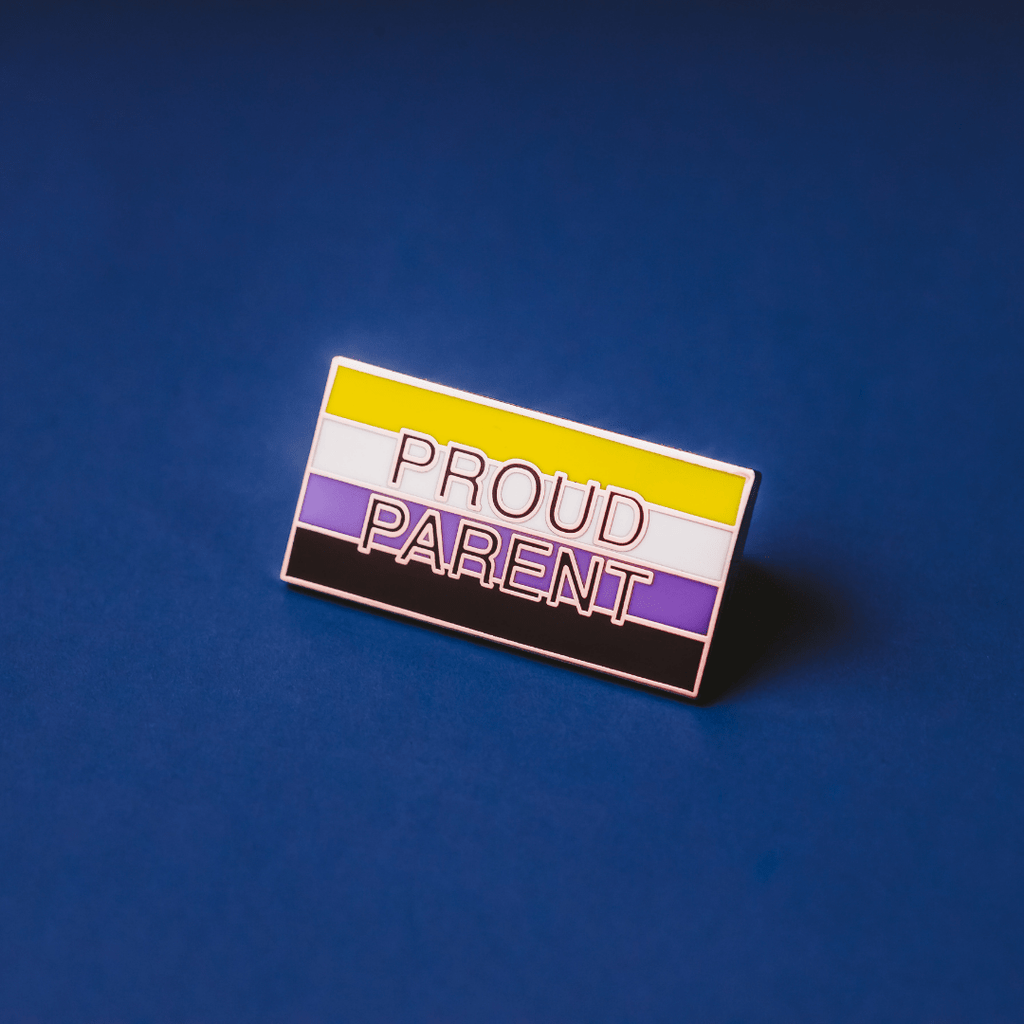 Nonbinary Proud Parent Enamel Pin - Dream Maker Pins