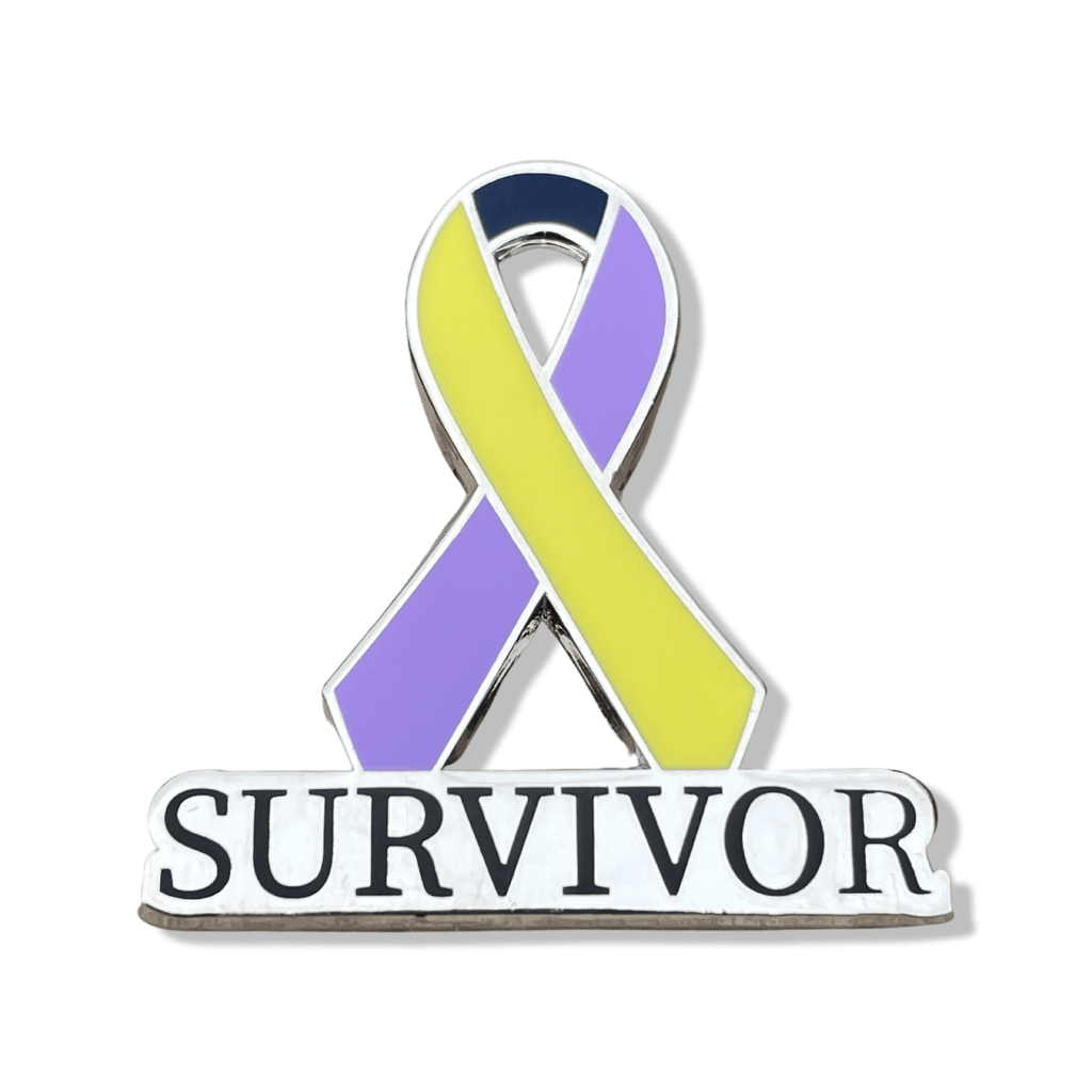 Bladder Cancer Survivor Awareness Ribbon - Dream Maker Pins