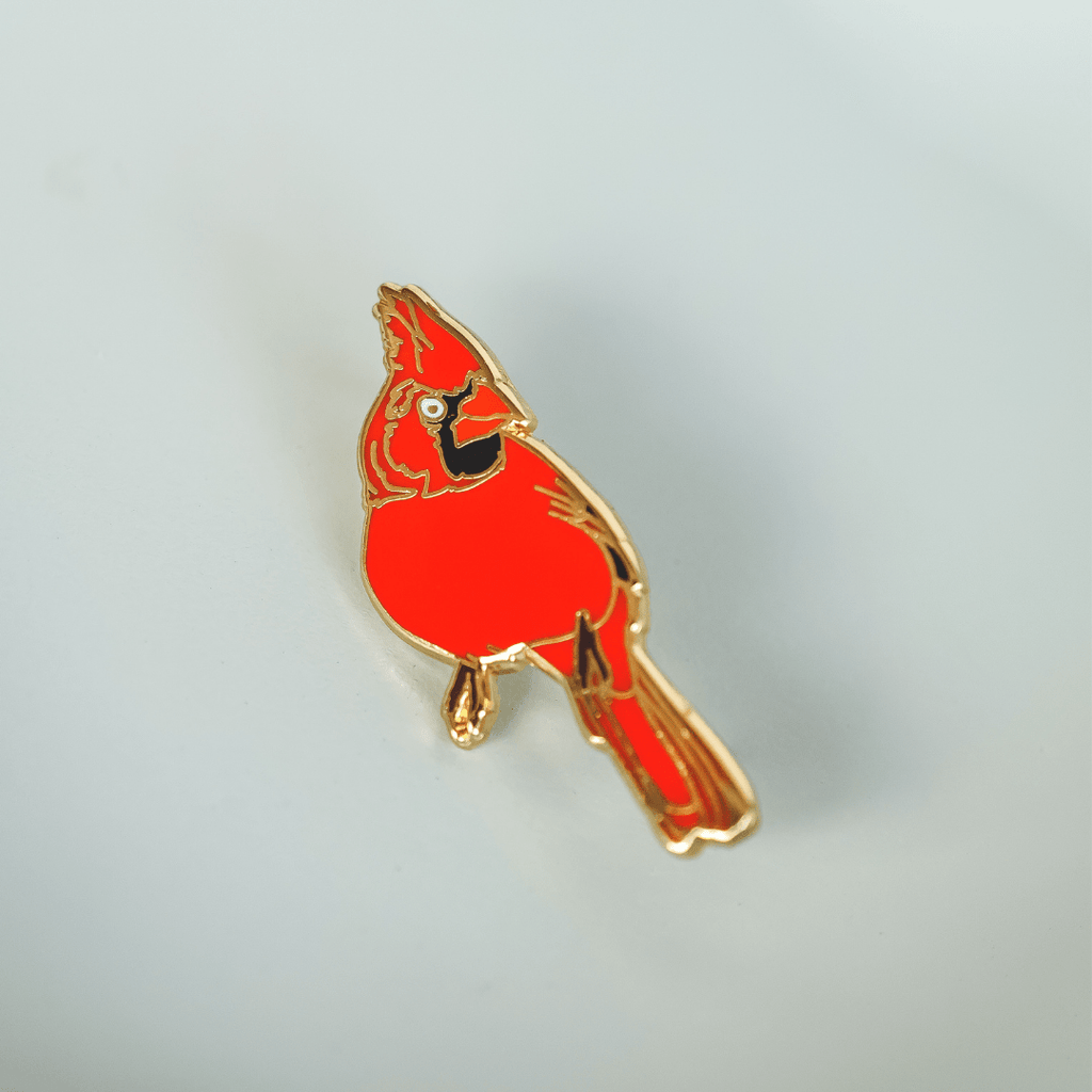 Cardinal Enamel Pin - Dream Maker Pins