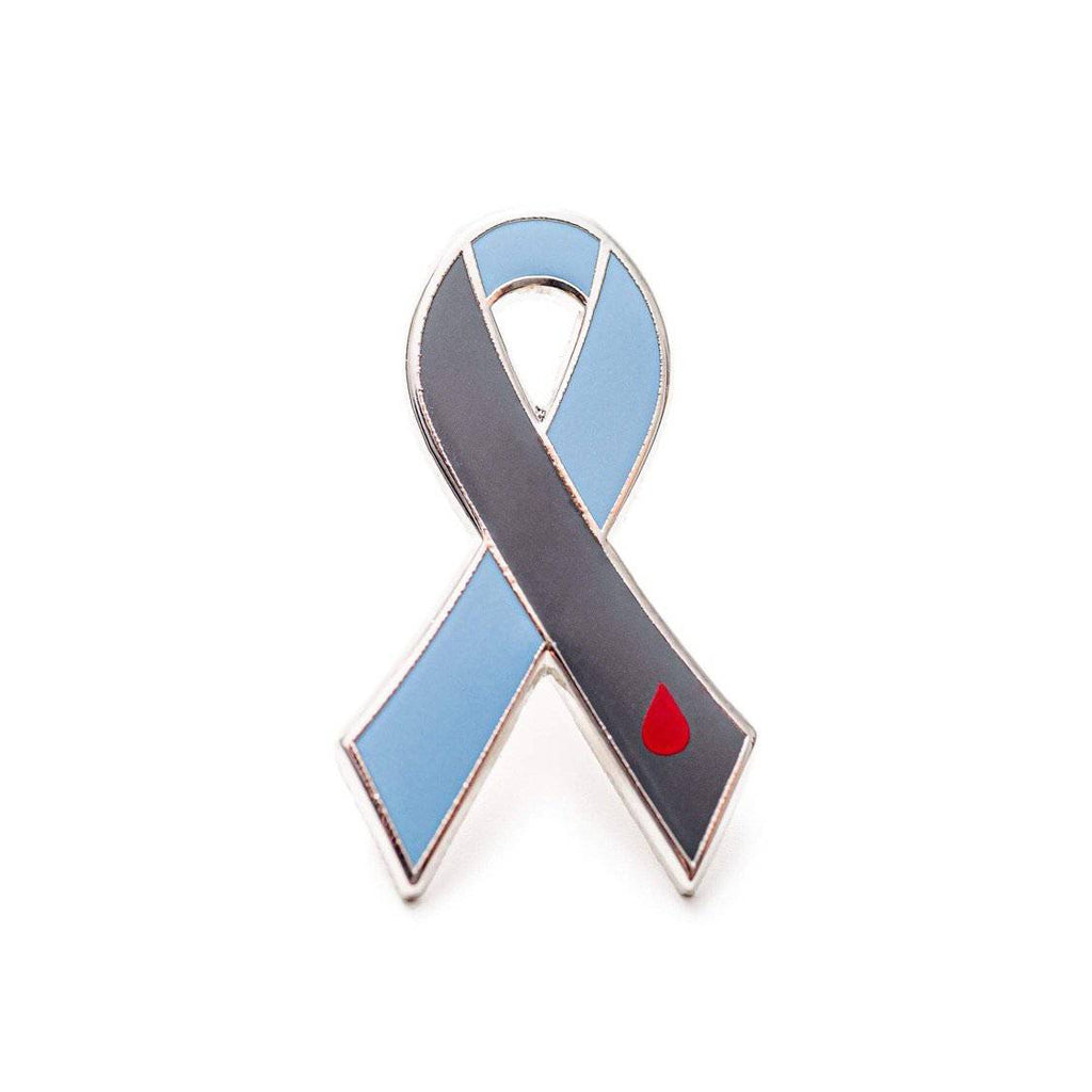 Diabetes Awareness Ribbon Enamel Pin - Dream Maker Pins