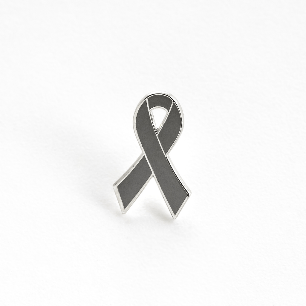 Silver Awareness Ribbons | Lapel Pins