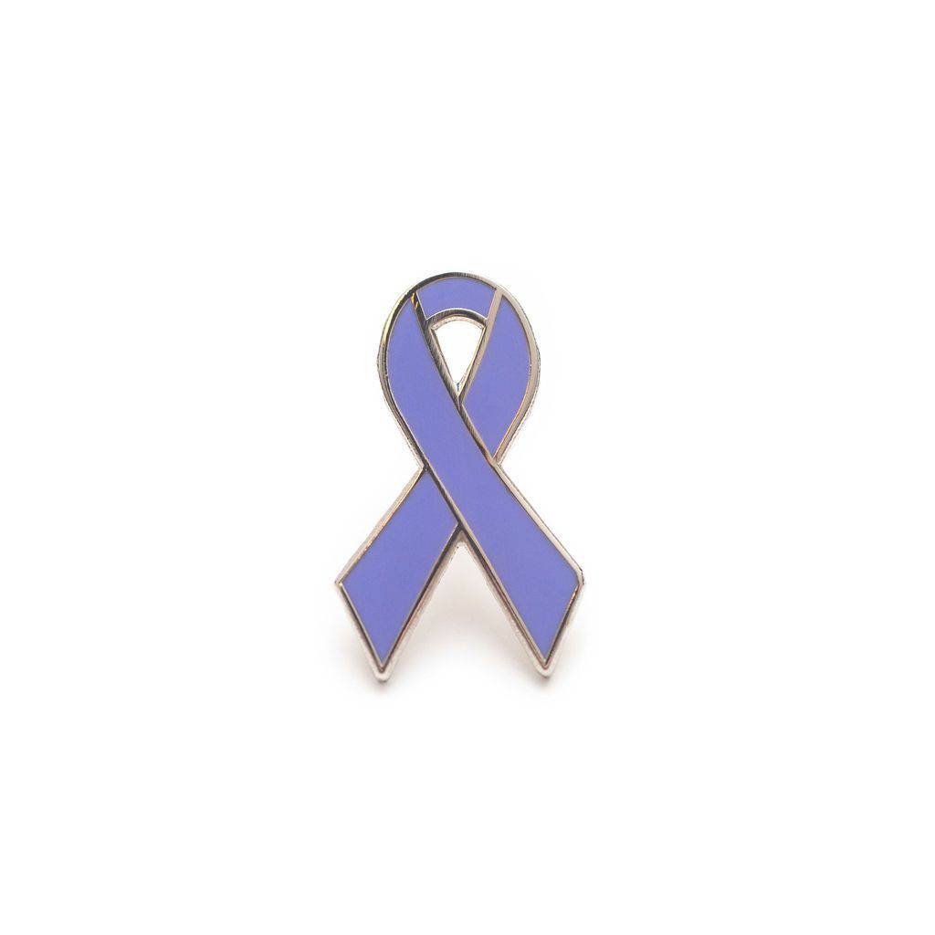 Hodgkin's Lymphoma Violet Awareness Ribbon Enamel Pin - Dream Maker Pins