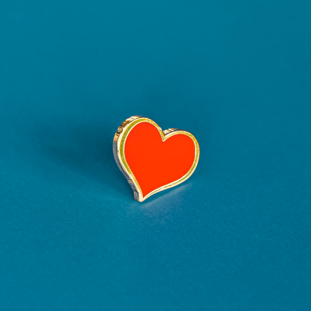Red Heart Enamel Pin - Dream Maker Pins