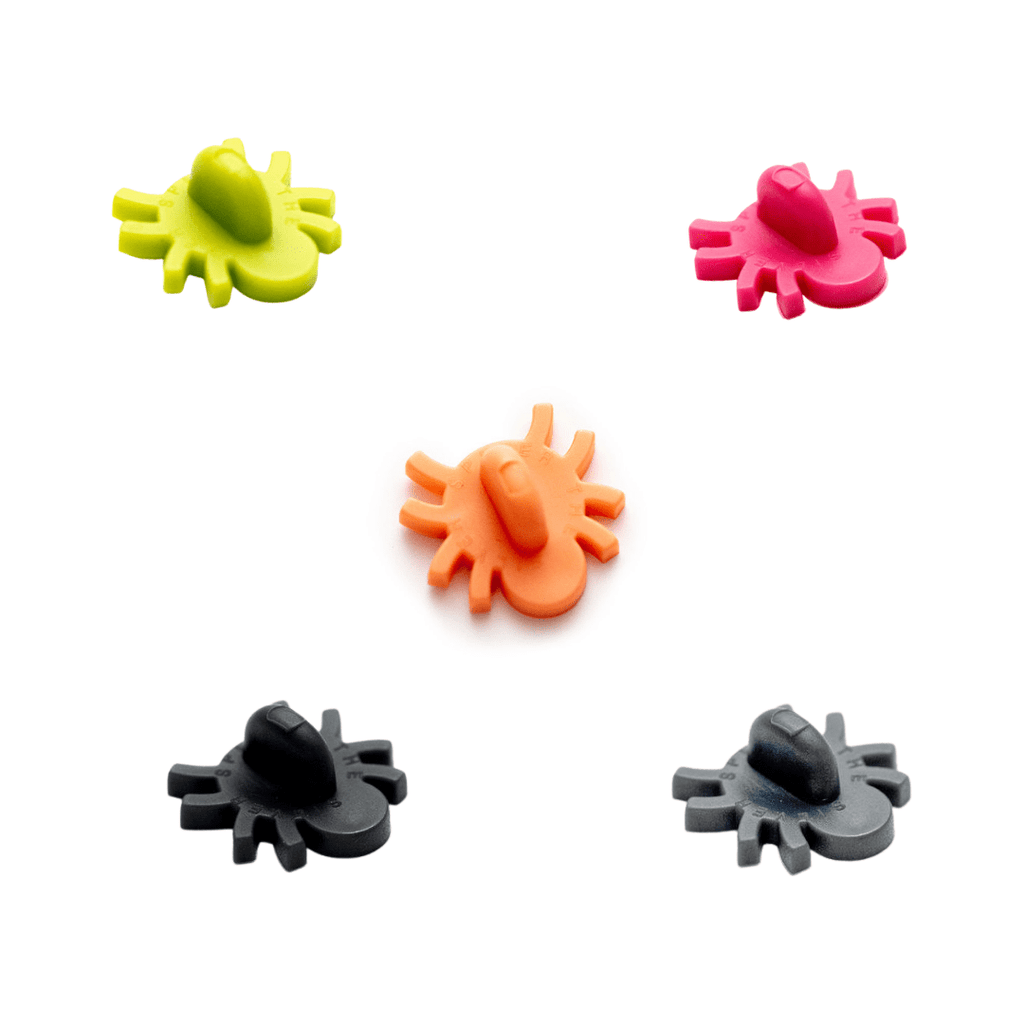 Spider Shaped Rubber Pinbacks - Dream Maker Pins