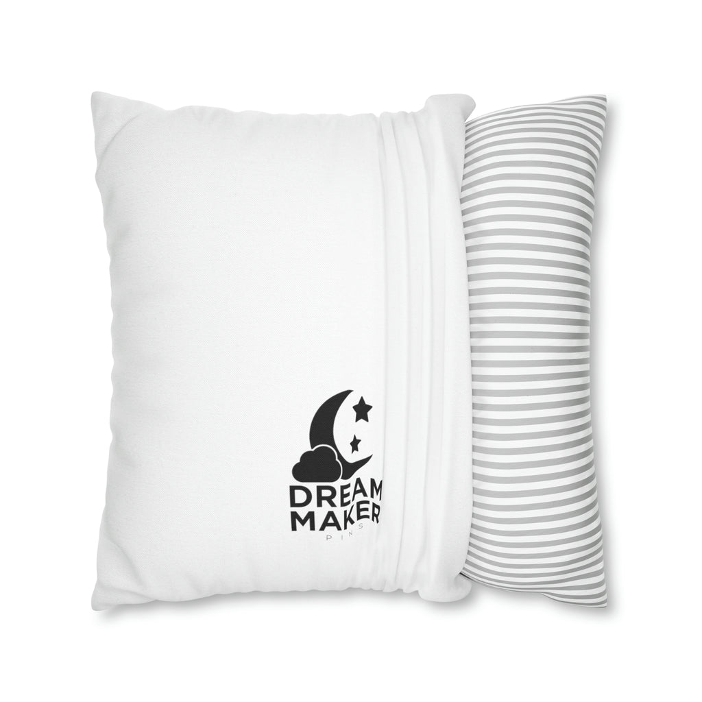 Spun Polyester Square Pillow Case - Dream Maker Pins