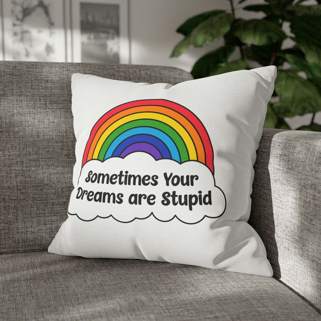Spun Polyester Square Pillow Case - Dream Maker Pins