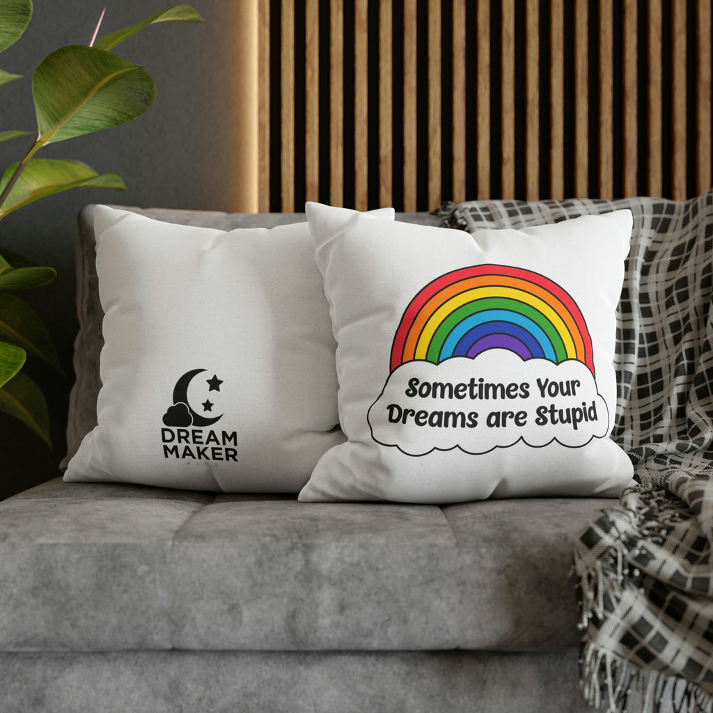 Spun Polyester Square Pillow Case - Dream Maker Pins