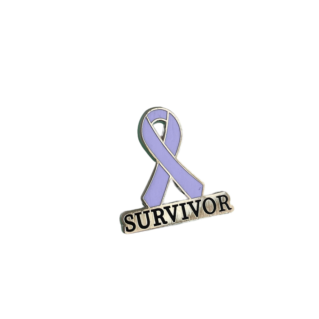 Violet Survivor Awareness Ribbon - Dream Maker Pins