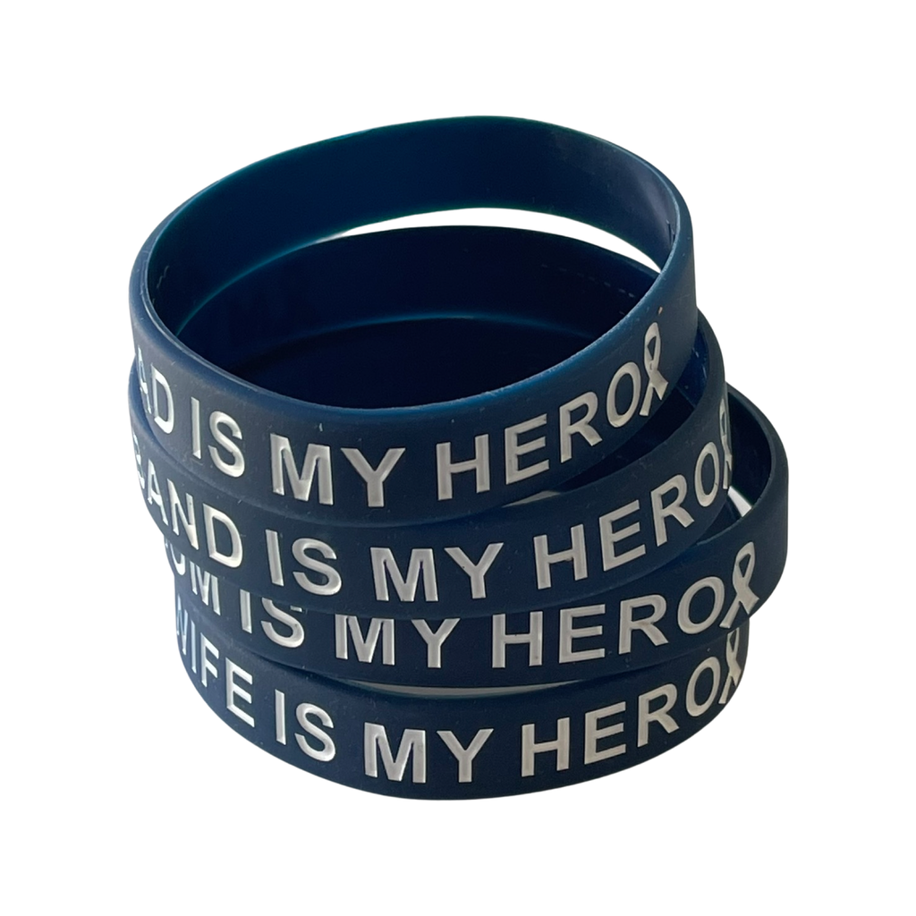 Navy My Loved One is My Hero honor wristband - Dream Maker Pins