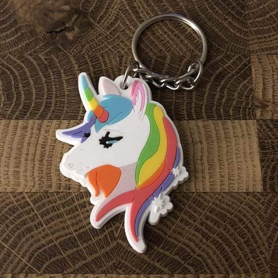 Rainbow Unicorn Keychain - Dream Maker Pins
