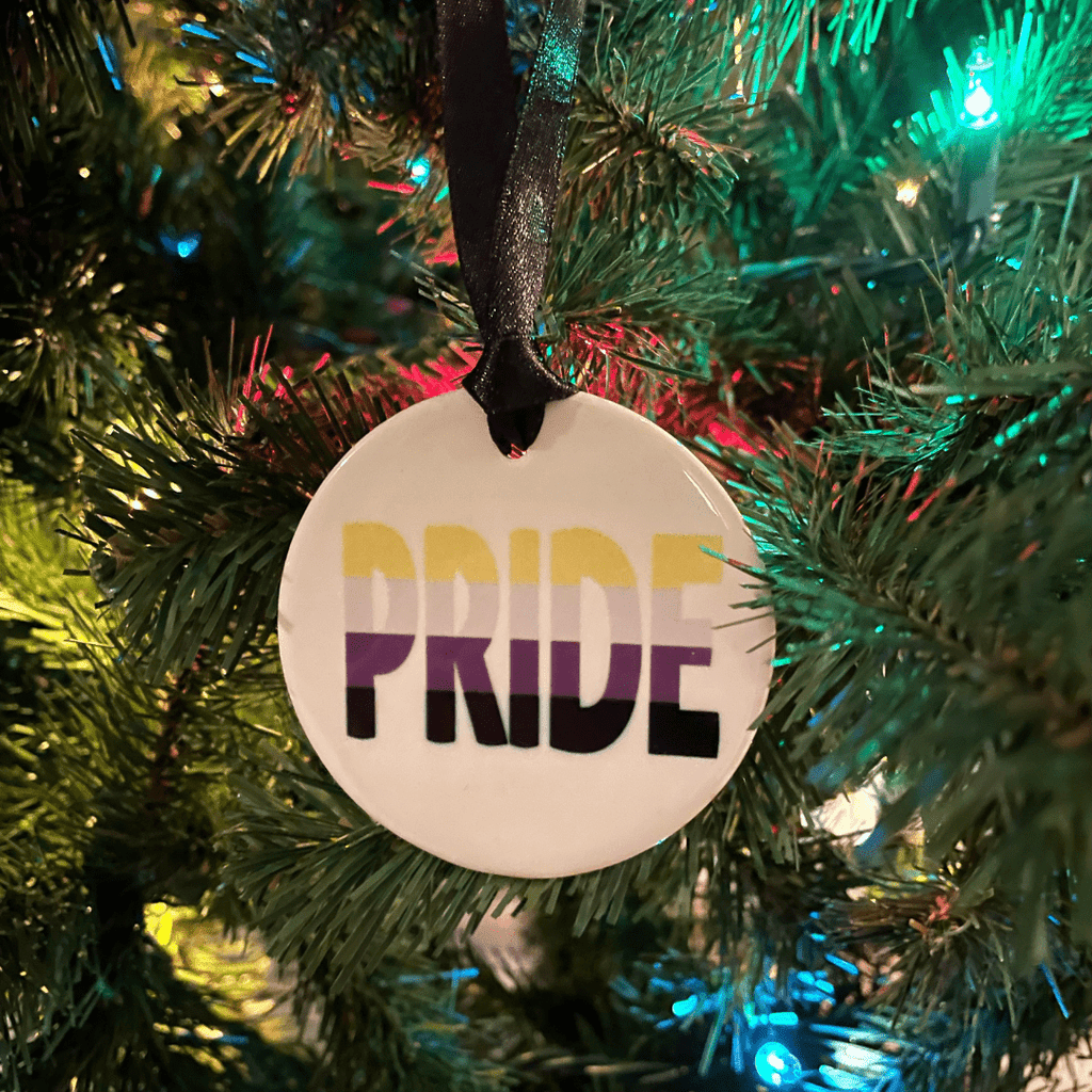 Nonbinary Pride Christmas Ornament - Dream Maker Pins