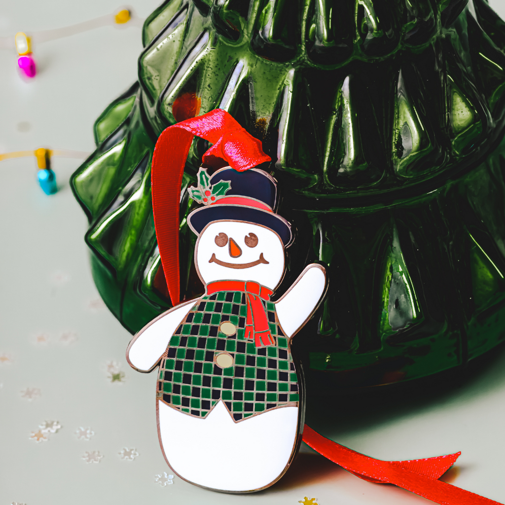 Snowman Christmas Ornament - Dream Maker Pins